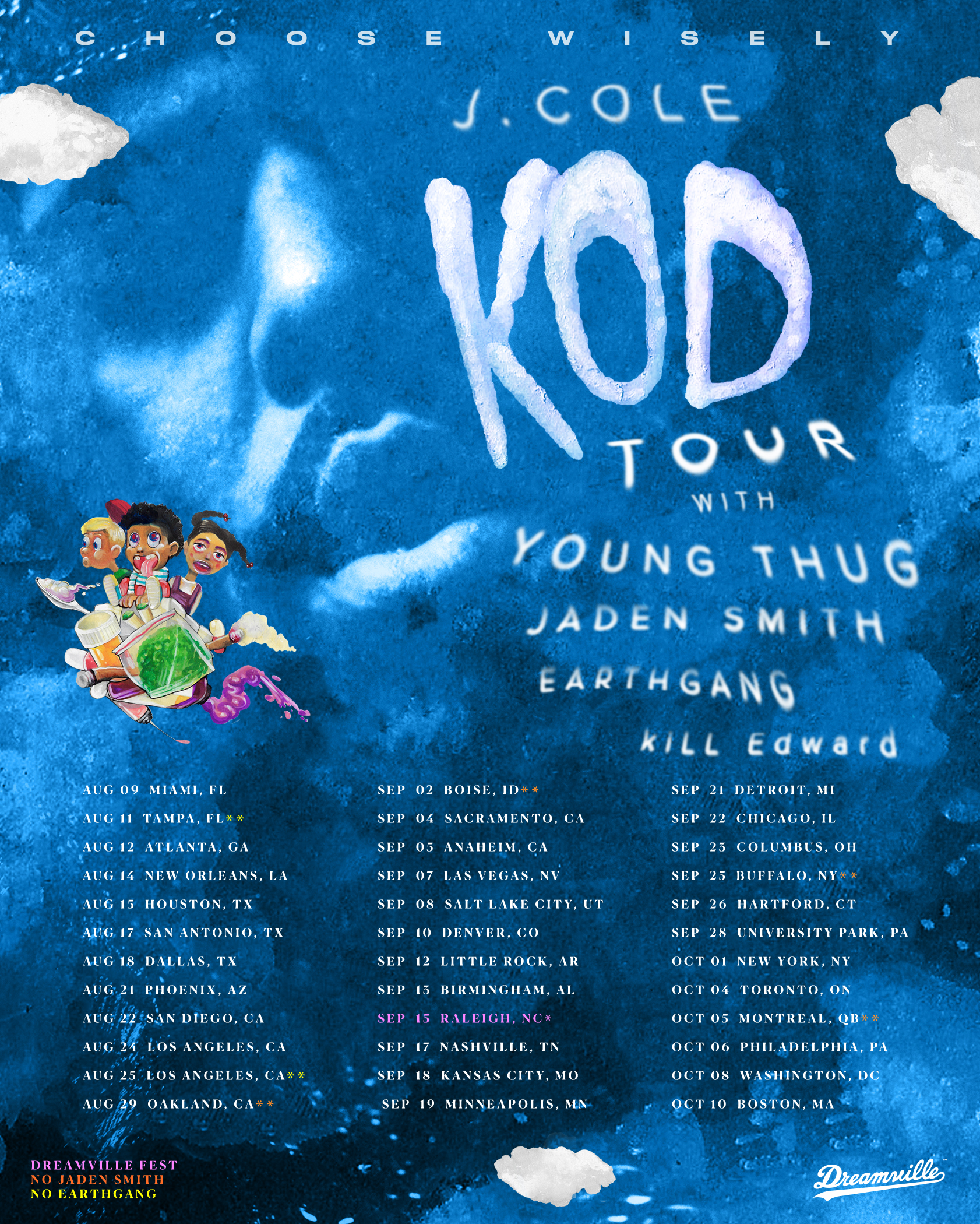 KOD Tour — Dreamville1682 x 2100